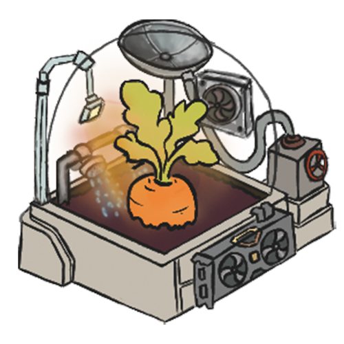 Flat colour pass over the climate dome upgrade