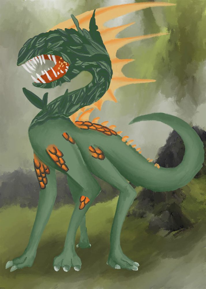 Painted creature from Project Kryat