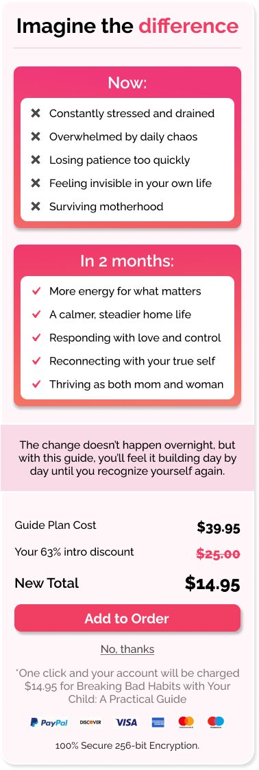 Plan section headed Imagine the difference, contrasting a Now list against an In 2 months list, then guide cost, intro discount, new total and an Add to Order button