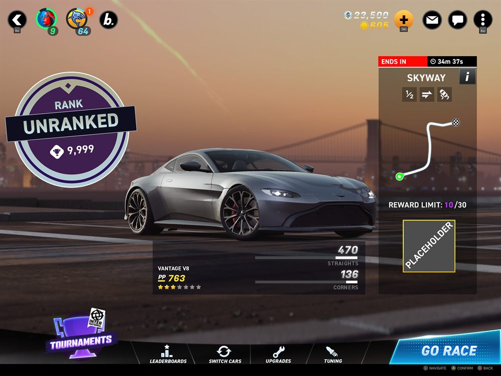 PvP landing screen on iPad