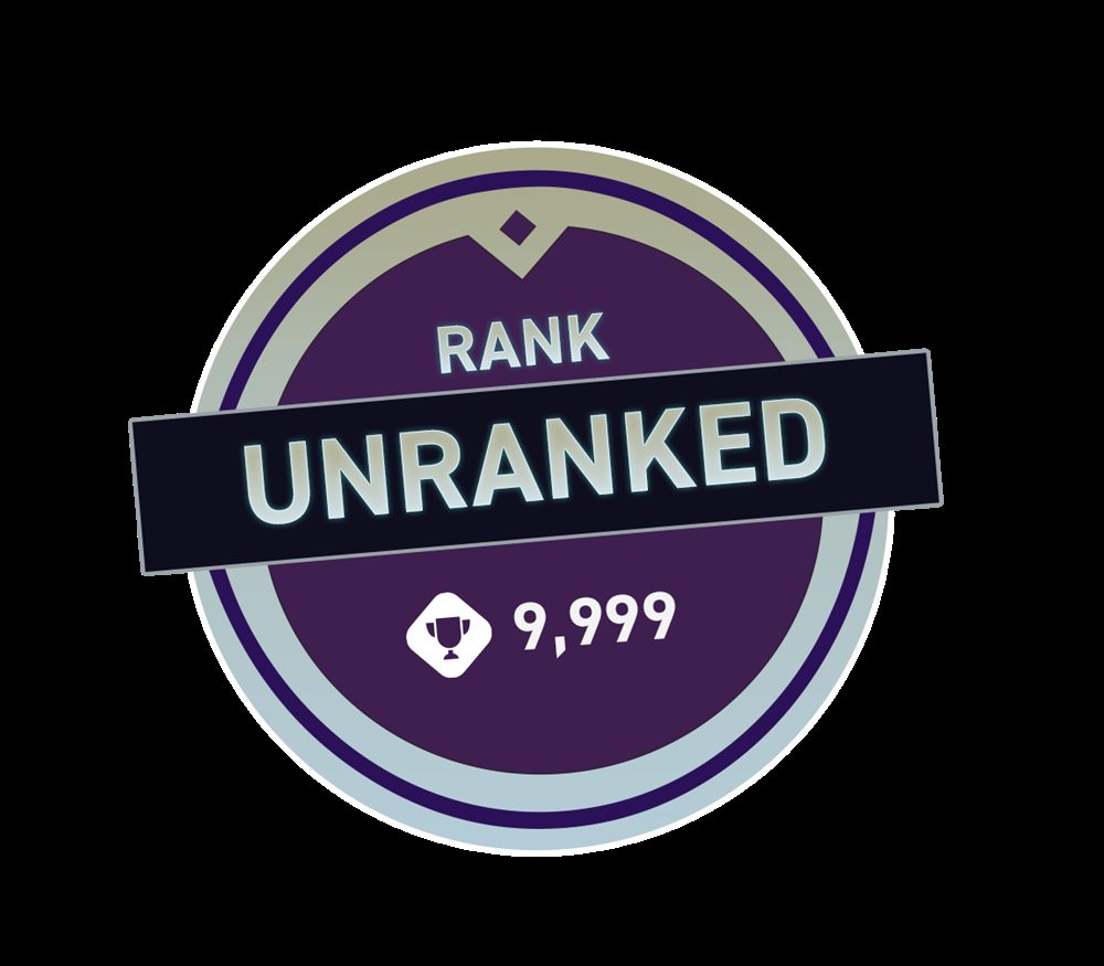 Unranked badge